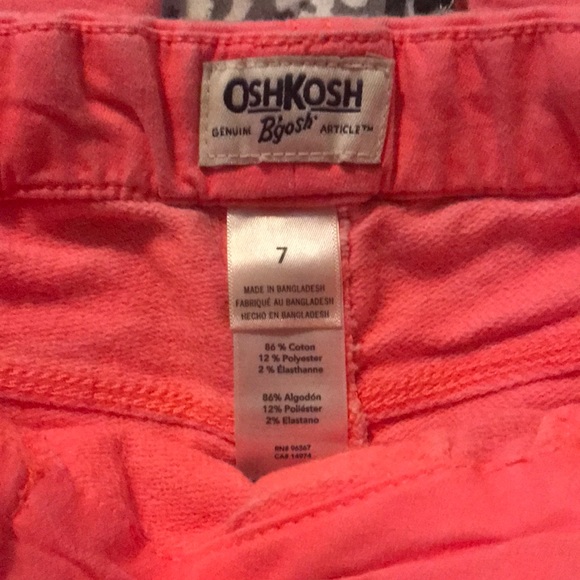 Oshkosh Happy long sleeved shirt and pants set Sz7 - Picture 6 of 6